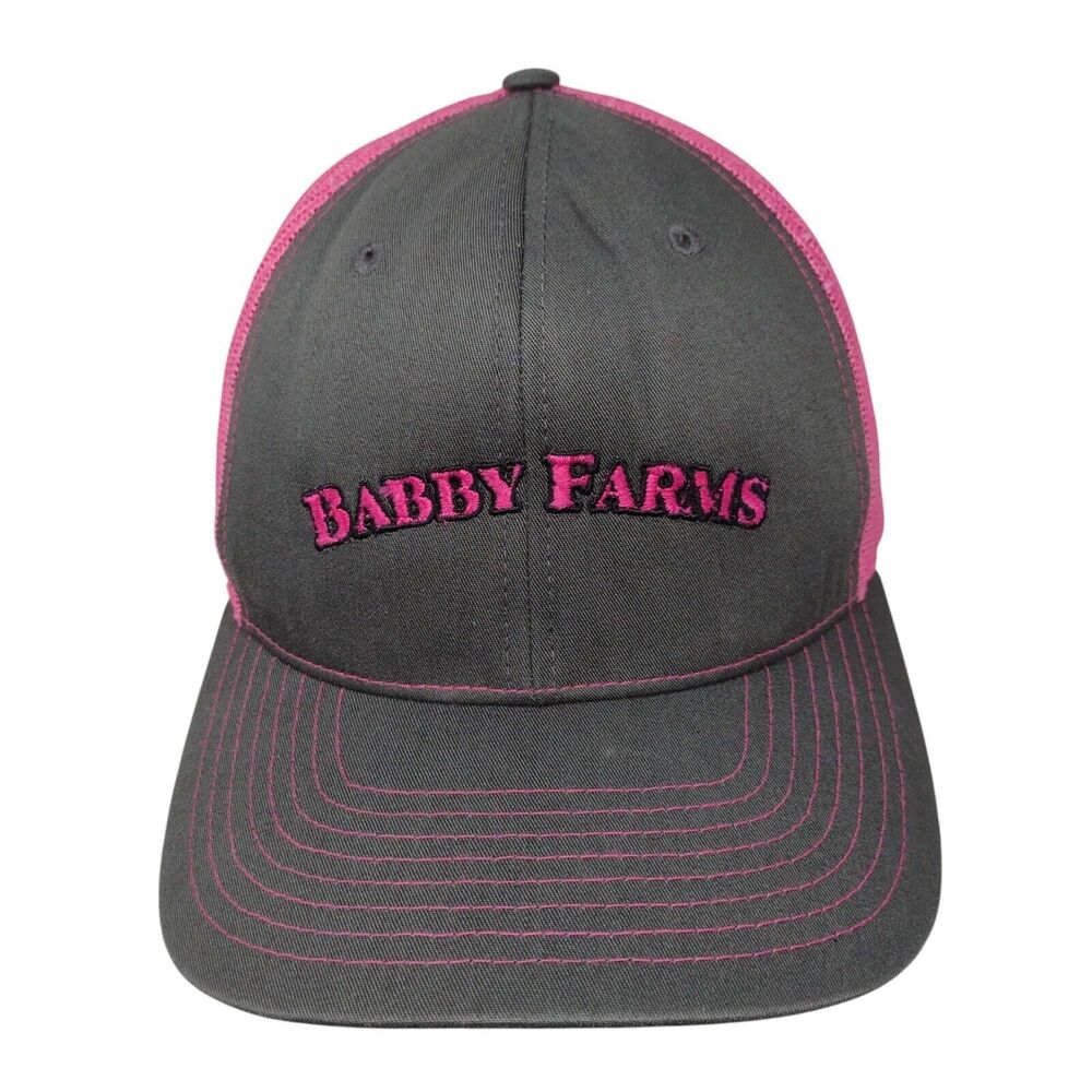 Babby Farms Snapback Trucker Hat Multicolor Osfa Mesh Back Richardson